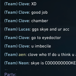 aErennash's tweet photo. @chichivlr  you are the most disrespectful person I've ever played a rankd game with, not only you are trolling and being toxic entire game since round1. you're willing to go far on being racist because you thought jett was 'French' honestly what a disgrace of a person you are. https://t.co/IXSml4CEPu