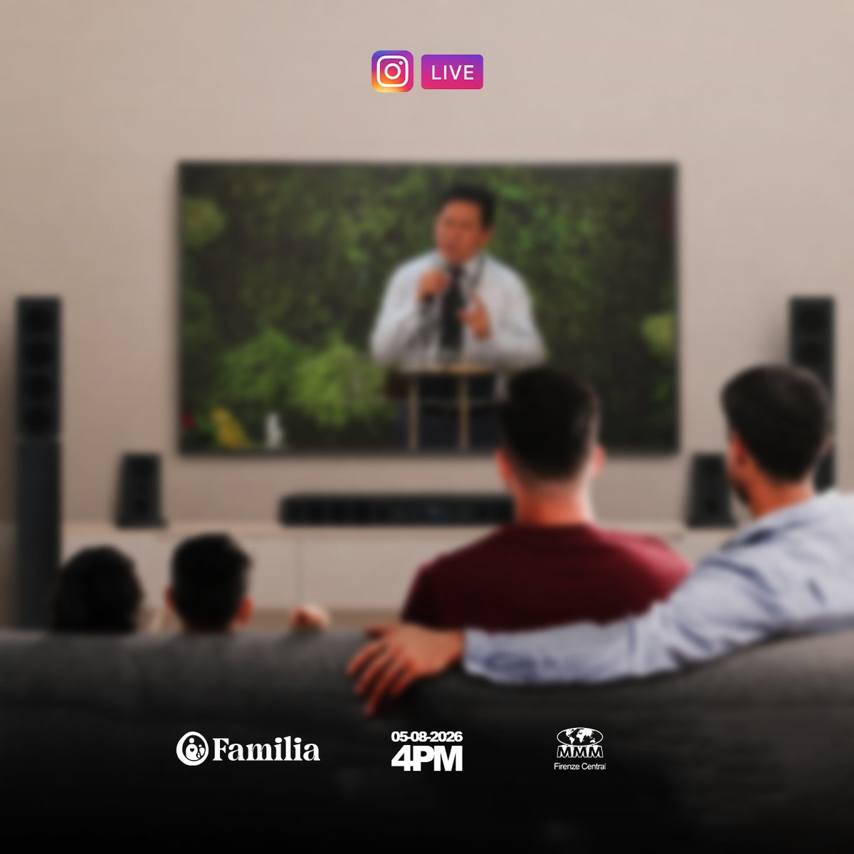 mmmfirenze's tweet photo. Reúne a tu familia y conéctate a nuestro Instagram Live para disfrutar de un tiempo especial en la presencia de Dios.

📷 05 de agosto de 2026
📷 4:00 PM
📷 Instagram Live

#MMMFirenzeCentral #InstagramLive #EnVivo #Familia #PalabraDeDios #Jesucristo #Iglesia #ComparteEsperanza https://t.co/dYZcnPC8dl