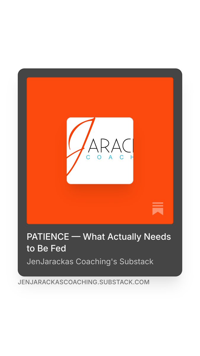 jenjcoaching's tweet photo. Patience isn't passive. New post is live for a read or a listen! https://t.co/HGaMceG5FS https://t.co/iPwvsP9ZIS