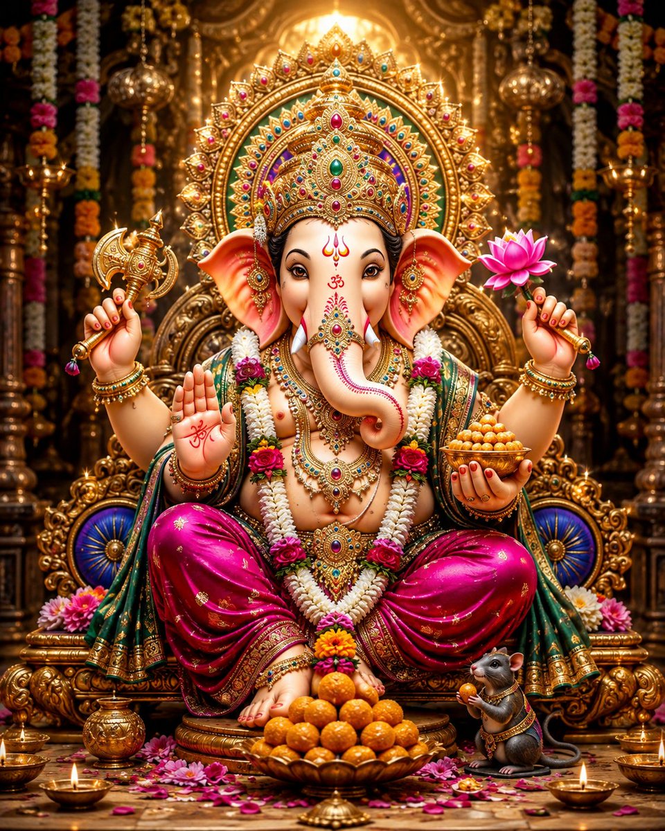 NidhiD_1's tweet photo. जहाँ प्रथम पूज्य भगवान गणपति का वास,
वहाँ हर विघ्न का नाश है।।सुप्रभात वंदन।। 

ऊं गं गणाधिपतये नमः 🙏 https://t.co/wSkYnaLAfH