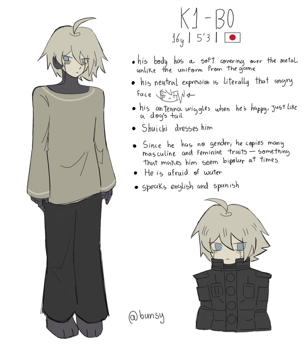 bunsylovesapple's tweet photo. kiibo headcanons https://t.co/LnWyMRRJOE