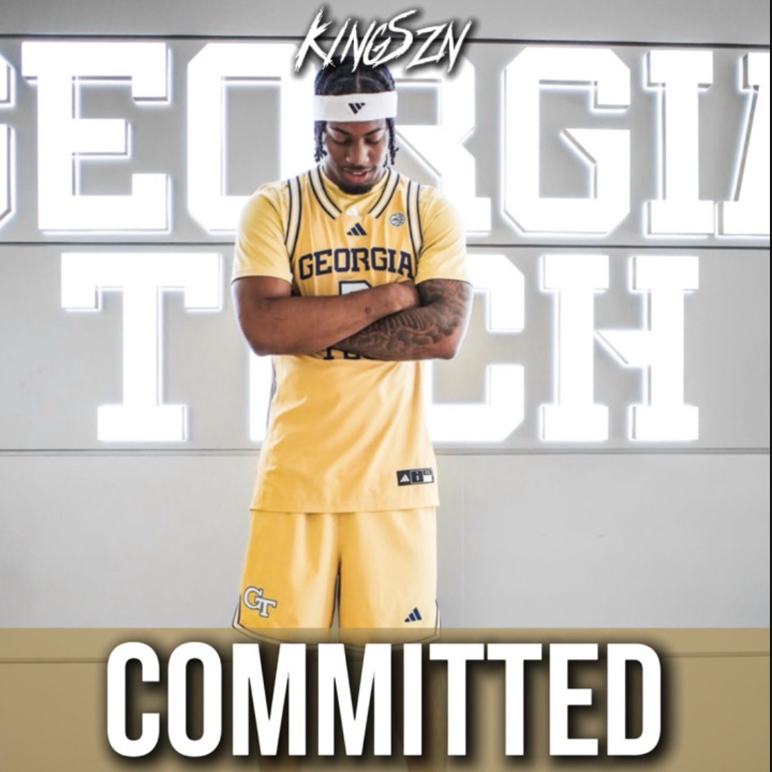 King_Szn10's tweet photo. 🚨BREAKING🚨

4⭐️ SG Kamari Whyte out of Blairstown, NJ has committed to Georgia Tech! 🐝

The 6’3 180 SG ranks as the 79th best player in the C/O 2027! 👀 https://t.co/2cJfdHyq6g