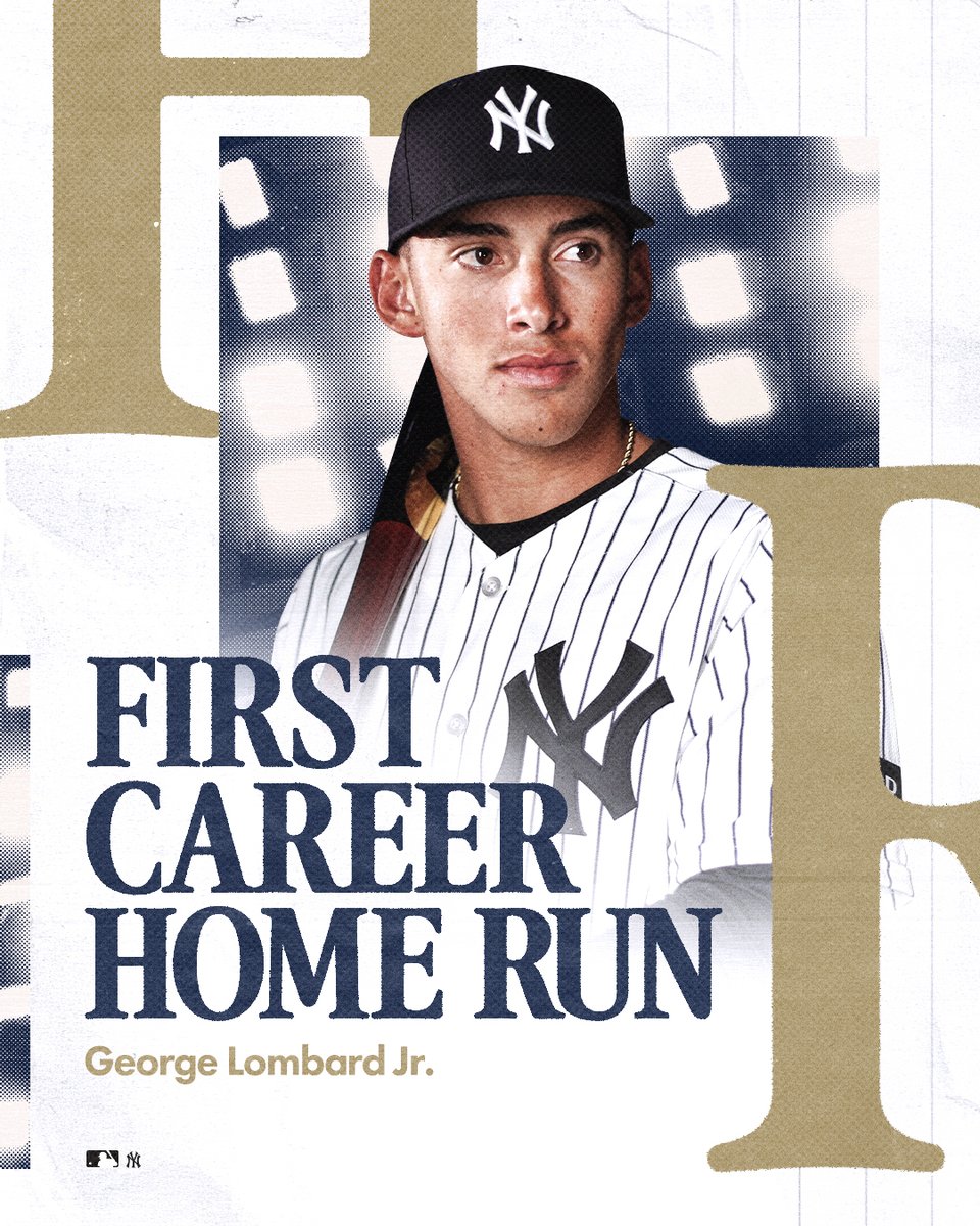 Yankees's tweet photo. By George, I think he's got it. https://t.co/onM1rdDy5b