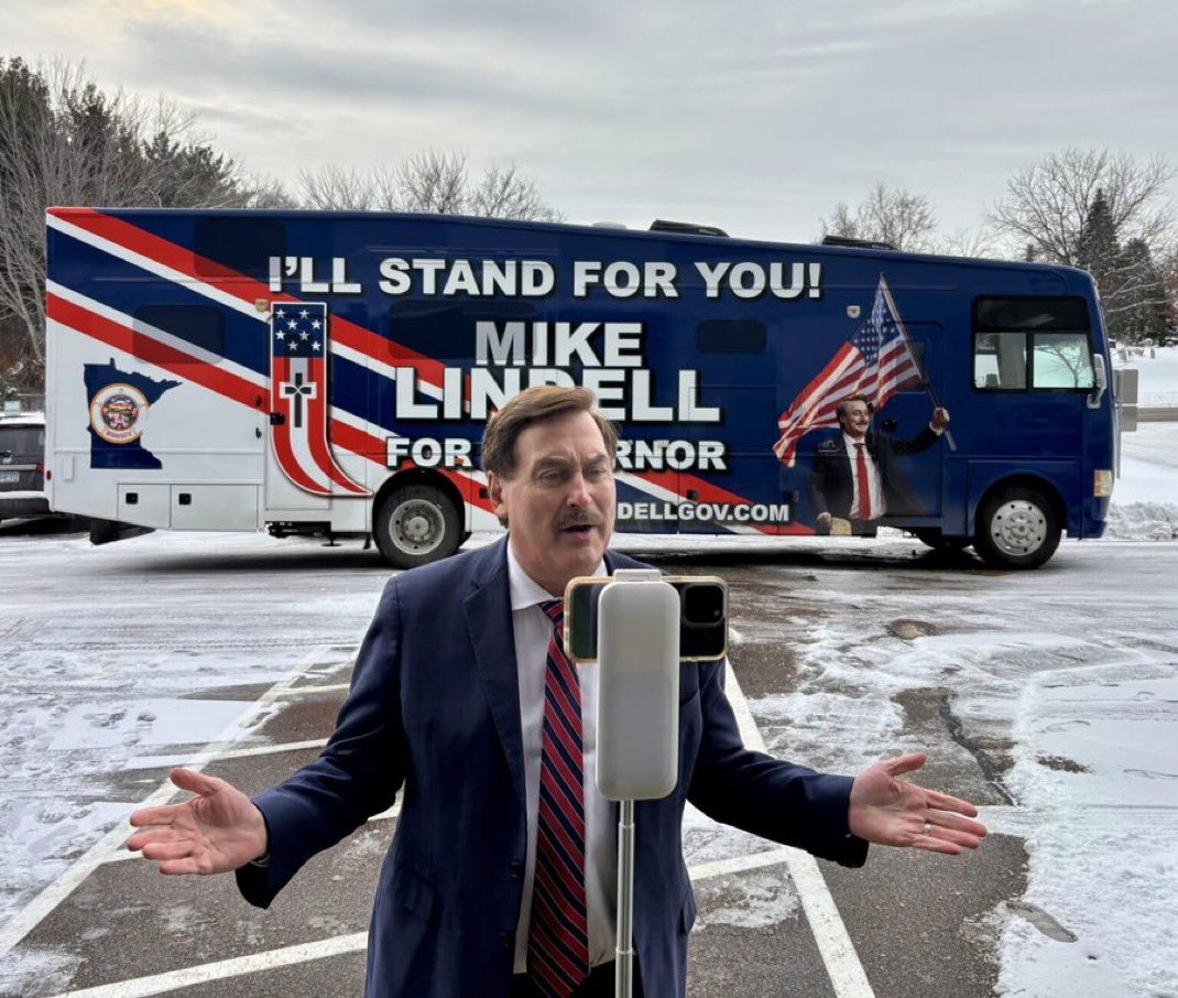 morgan_maga4547's tweet photo. Mike Lindell has officially stepped down as CEO of MyPillow to go ALL IN on his campaign for Governor of Minnesota.

He’s betting on Minnesota instead of the boardroom.

LET’S FREAKING GO! 🇺🇸🔥 https://t.co/mRB9Ionvgy