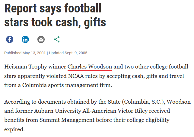 botaskyusagi's tweet photo. @Hoosier1Pitt @ilikefootball80 Maybe not technically "pay for play," but Charles Woodson got paid by an outside firm when he played for Michigan.
https://t.co/CdcHrup1Oy https://t.co/70tKm8ReJZ