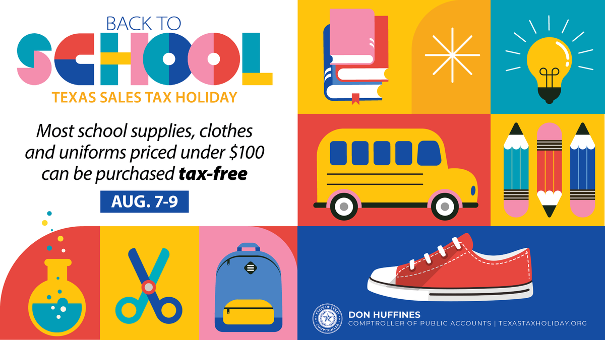 Since 1999, Texans have saved more than $2 billion on everything from coats to crayons and scissors to sneakers in preparation for the back-to-school bell.

This holiday initiative isn’t just about short-term relief, it’s a cornerstone of financial support for Texas families,