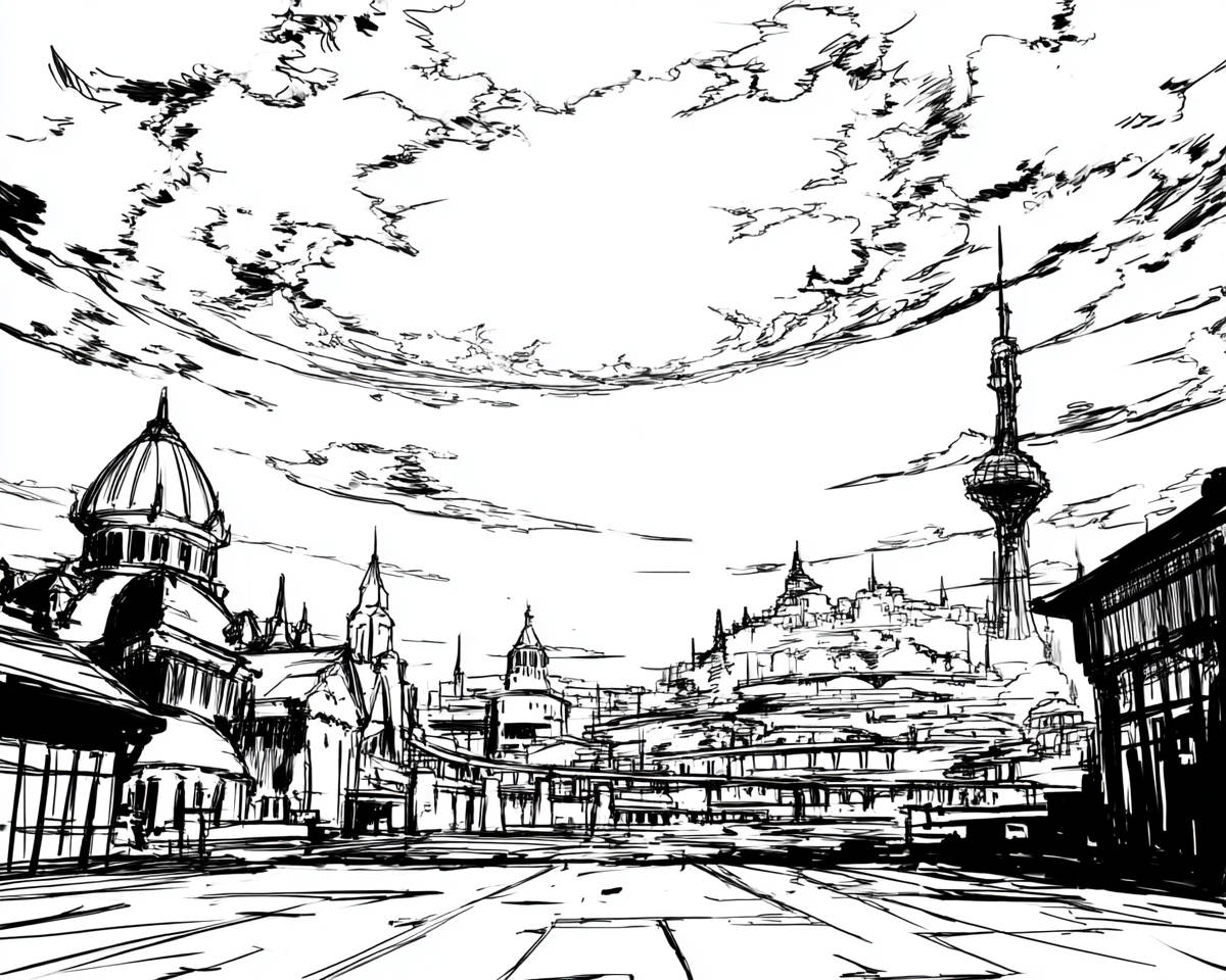 CarolynIott's tweet photo. --sref 167002178
Midjourney 7
Rough sketch with Anime aesthetic sref code.
B&W illustrations in messy, rushed quality on white backgrounds. Hints of gray.
#sref https://t.co/kfJGXaBxOs
