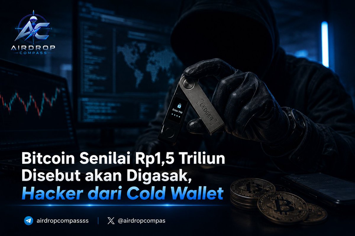 airdropcompas's tweet photo. Keamanan aset dimulai dari kebiasaan, bukan keberuntungan. 📷 https://t.co/mbcrtfaSxi