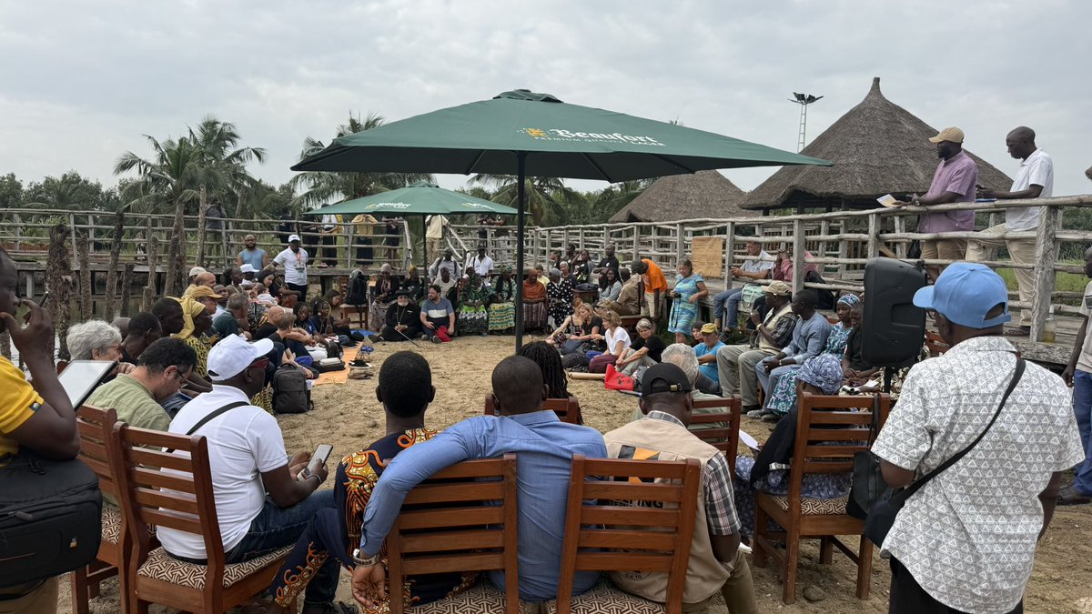 DavidYambio's tweet photo. The World Social Forum in Cotonou has become a painful lesson in what happens when a social movement abandons the courage to confront an authoritarian power.

Hundreds of us; African and international delegates spent our precious resources and took our time and risks to travel to Benin, only to find ourselves stranded without venues, protection or even a collective political response. This is a shameful betrayal of Pan-African solidarity and of the hospitality that should accompany such a gathering.

The organisers repeatedly insisted they wanted to be “a constructive force, not an opposition.” But a social movement that asks permission to speak has already surrendered the very purpose for which it exists.

The irony could not be greater for me because we came to discuss shrinking democratic space, border violence and migration externalisation. Instead, the Forum itself became a victim of state suppression.

What saddens me most is the missed opportunity for Africa. Hosting the World Social Forum on African soil should have amplified grassroots voices. Instead, the combination of state hostility and organisational passivity has projected weakness where courage was much needed as our world now requires of us.

Yet, as this photograph shows, we at the Migration Village chose to self-organise ourselves. We refused to be silenced or intimidated. Social movements have never advanced because governments granted them permission but  because ordinary people organised anyway.

For me, this has become the “World Social Flop.”