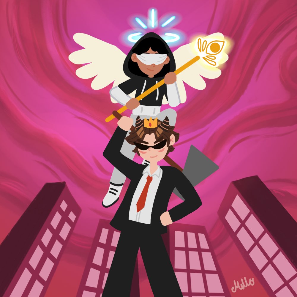 MelloMiel's tweet photo. Día 1: Duo/Ships
Un dúo clásico 🕷️👼
#SenpaiWeek #SenpaiSpiderfanart #Ishanfanart https://t.co/C5KOcX6wFw