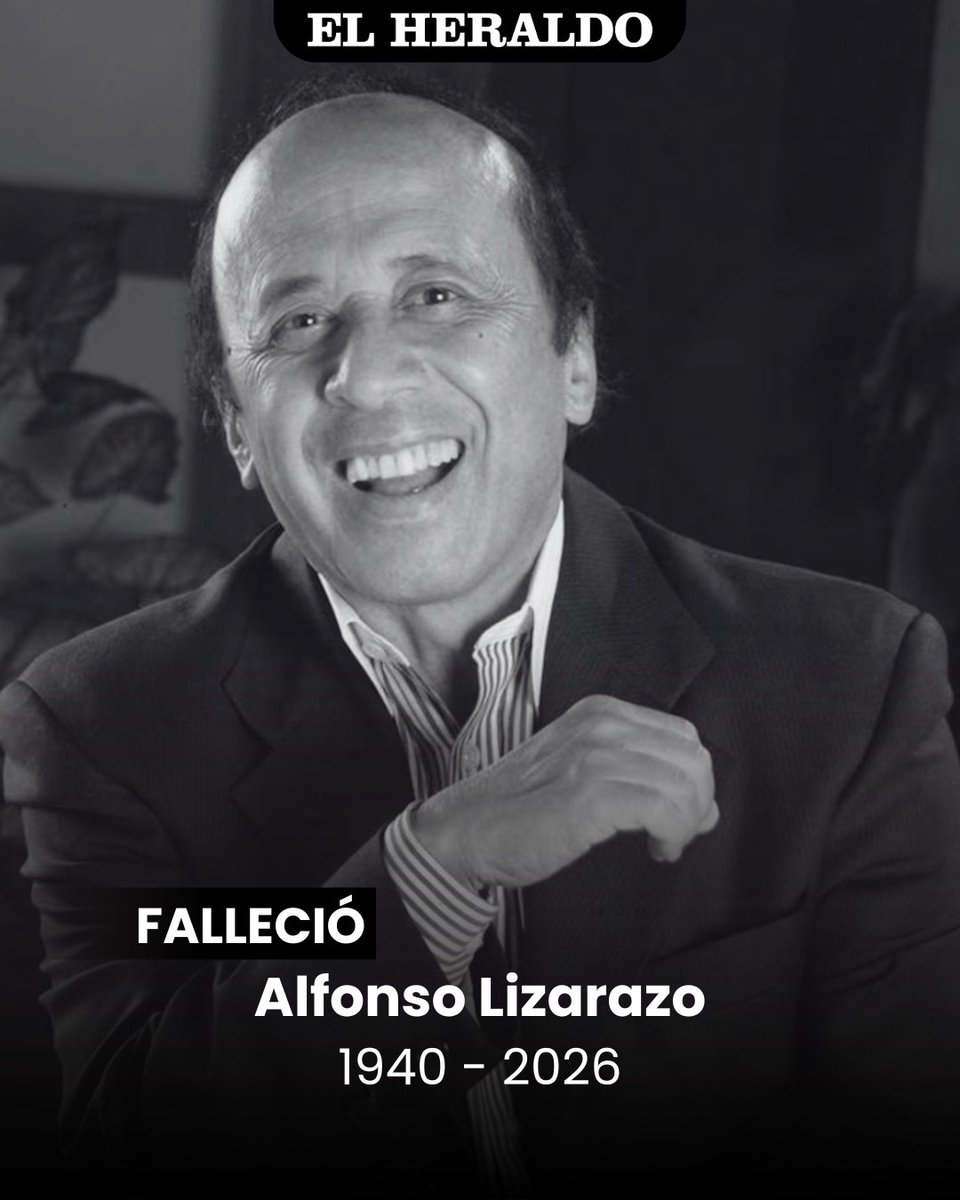 elheraldoco's tweet photo. ⚫️#Atención | Murió Alfonso Lizarazo, creador y presentador de Sábados Felices 👉https://t.co/5nZ1Kvox9Q https://t.co/IIVhez1i47