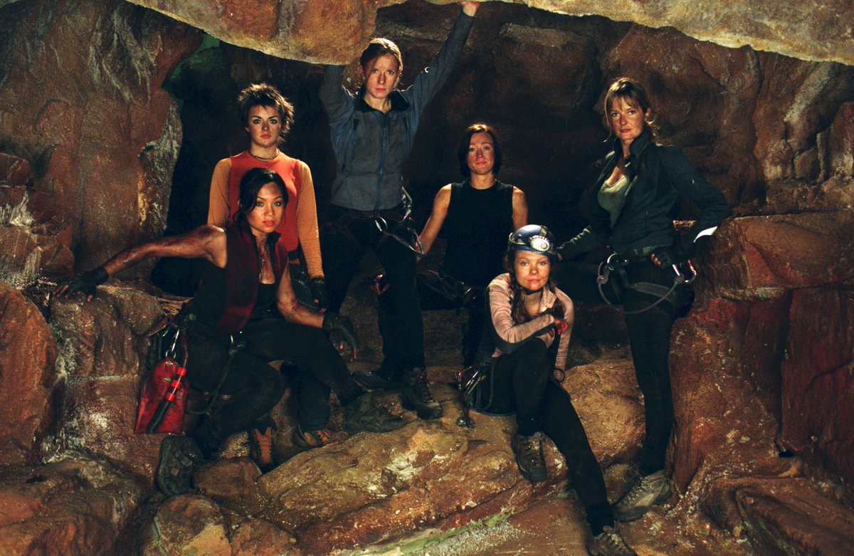 LionsgateHorror's tweet photo. 20 years of fear. Happy anniversary to THE DESCENT! https://t.co/ybsz7jv8r5