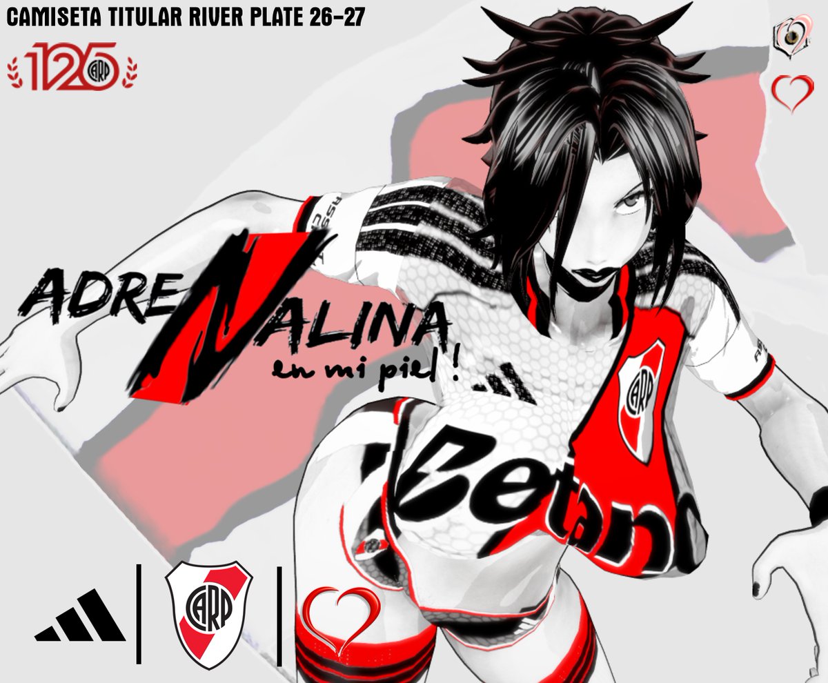 CandyChidri's tweet photo. ADA SIENTE ADRENALINA EN SU PIEL!!!!! 🤍❤️🤍
NUEVA CAMISETA TITULAR ADIDAS CHIQUIDREAM RIVER PLATE 26-27
#adrenalinaenmipiel
@SagradoComics https://t.co/l1atudAIER