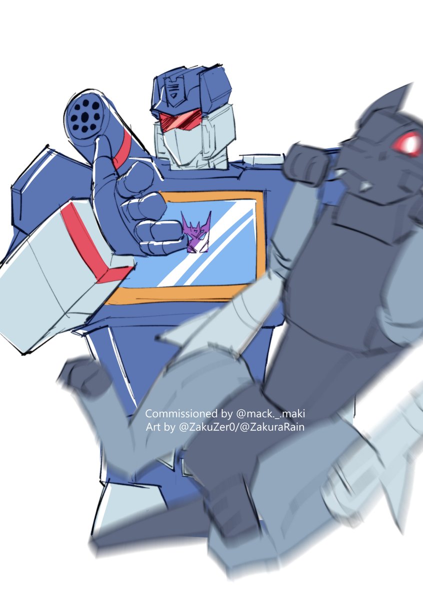 ZakuZer0's tweet photo. Woe
Ravage be upon ye

Kofi doodle c()mm by @/mack._.maki on Insta ^^

#Transformers #Soundwave #Ravage https://t.co/zFcdnKCEK7