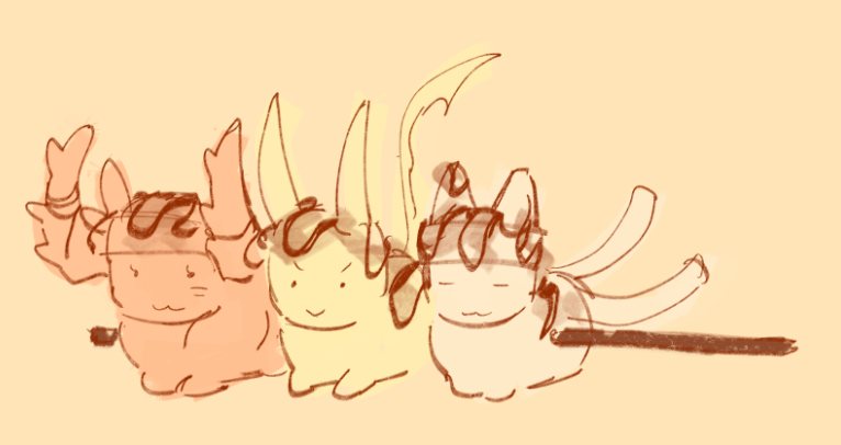 fleurymse's tweet photo. my dango looks weird .......... https://t.co/L90aUJDlEN