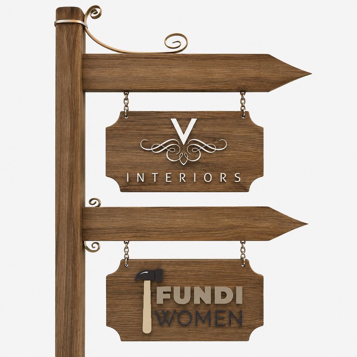 VInteriorsLtd1's tweet photo. When you get to Hoima Road, Namusera and you see this signpost, that will be us. 
Starting in September, we will train 420 women aged 15-34 years in the carpentry business. Register your daughter, sister, or niece etc on the link below.
https://t.co/zNLpc80qZ8 https://t.co/MVNUUsA6t7