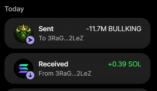 BullKingXSol's tweet photo. ✅ PURCHASE OF 11.7 MILLION $BULLKING FOR 0.39 SOL

Buy $BULLKING ON X

Send Between 0.2 SOL and 10 SOL to :
Dw8okb8BLa3LAkxRfE3hpZkkMdCQkBn7iM1i4rTRHZ2b

1 SOL = 15 Million $BULLKING
5 SOL = 30Million $BULLKING + 100% BONUS

Retweet & Drop your solana wallet for 100,000 $BULLKING
