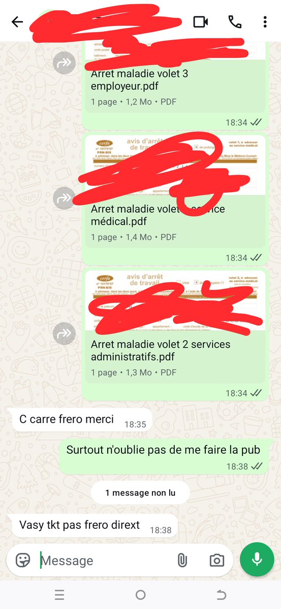 clanberdlla's tweet photo. Pour tout  vos nouveaux formulaires arrêt maladie télétransmis 
veuillez me contacter sur mon numéro WhatsApp 07 73 32 29 07 ☎️🥇ou 
Cliquez sur le lien pour me contacter 
👇👇👇👇👇👇
https://t.co/5rGMLeIzY3

#marseille ? T'as un plan
#poupettekenza 
#fifaopeneronzee5 
#fraxpara https://t.co/rfjcUlGPnP