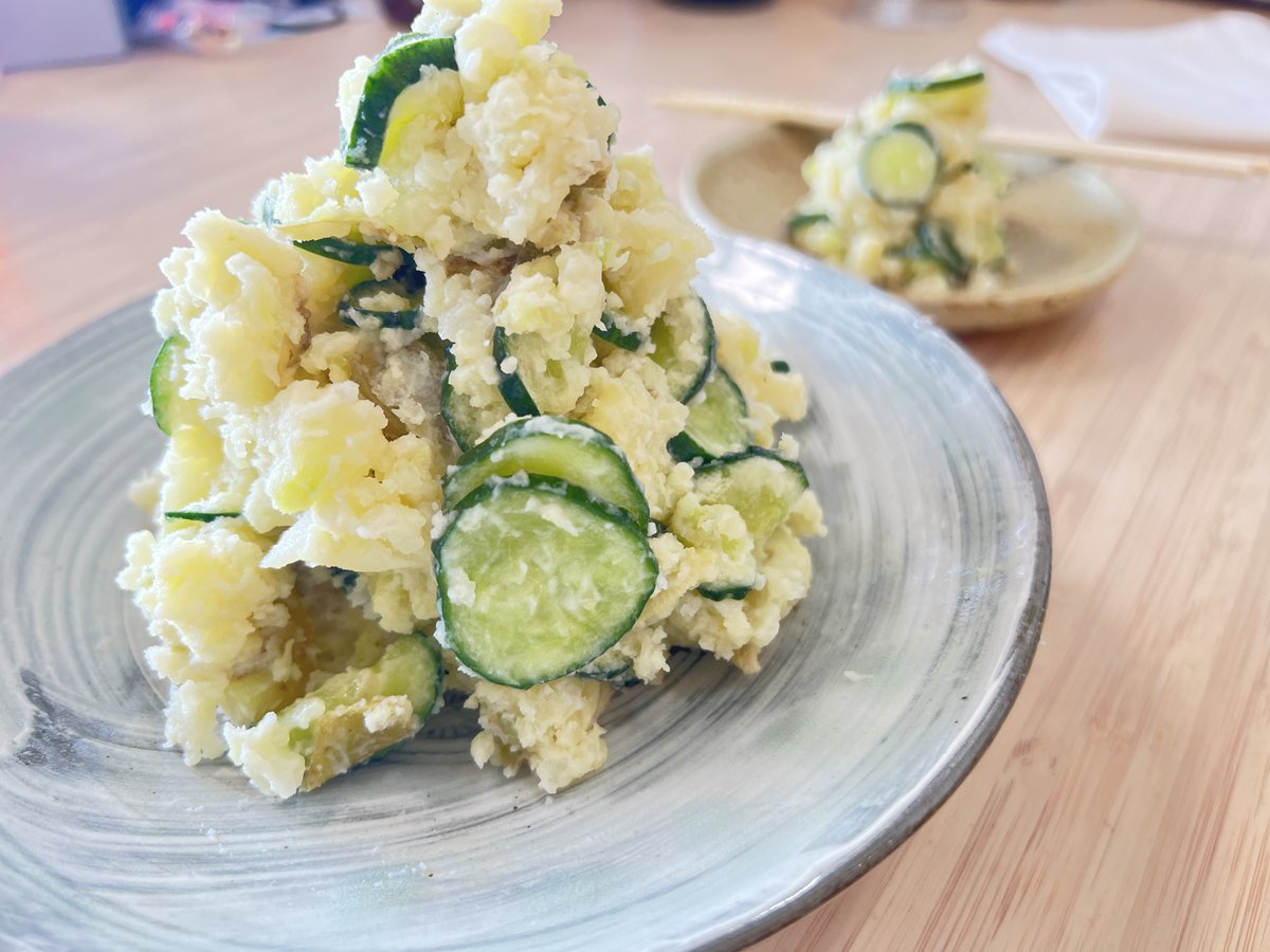 nucadoko7053's tweet photo. Easy microwave potato salad!

レンチンで簡単ポテサラ！
味付けはたっぷりのわさび漬けと燻製マヨネーズで、大人のポテサラです。
相性抜群のきゅうりを多めに入れて夏の定番おつまみにどうぞ♪

【わさび漬けポテサラ】作り方👇
https://t.co/PxfTKcSEjc https://t.co/3o1UJijpcv