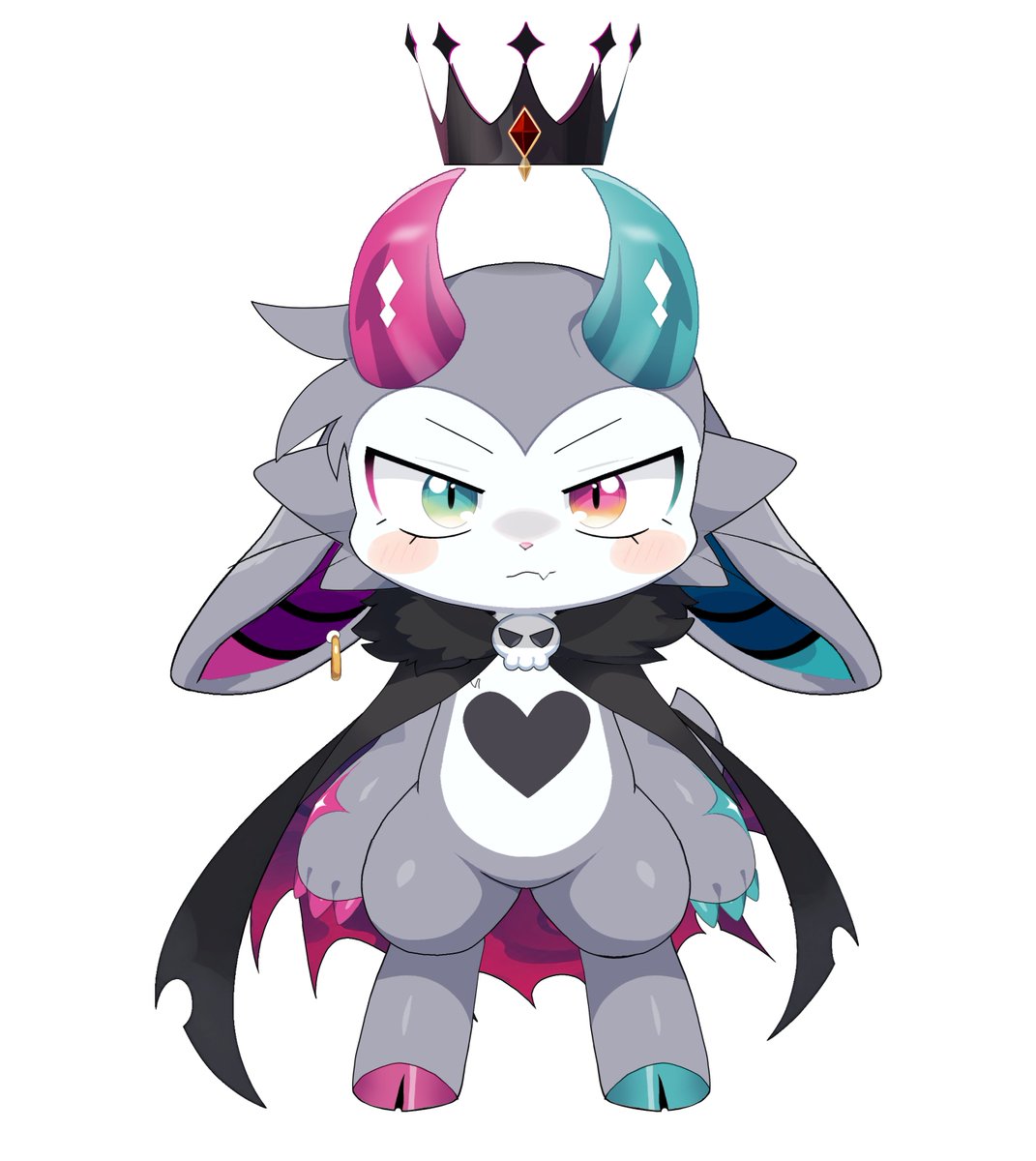 AbselVTuber's tweet photo. @arodi68185 Kuro, cabra rey demonio😈 https://t.co/DVeHyo0Muh