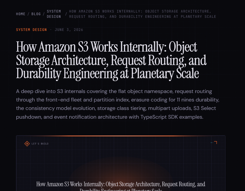 Hi_Mrinal's tweet photo. as you all know I was on a run to gather more and more information on how S3 transitioned from its one consistency to another I got to find soo many great reads on its internals from different sources

here are few (all the links in the comments) https://t.co/1FsyUspm1R