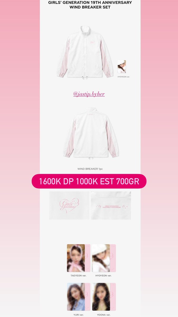 bringtheseoul's tweet photo. OPEN PO SNSD GIRLS' GENERATION 19TH ANNIVERSARY MD

Price: cek pict
CLOSE ORDER: 11 AUG 20.00

✅️Terima request order
✅WA Group order &amp; pelunasan shop**
📍Bekasi

ETA: 14-20 hari kerja setelah flight
Order: WA on bio
More info: https://t.co/yCXVjEtsDe

wts wtb ina go snsd sone https://t.co/bkQC0sIRVA