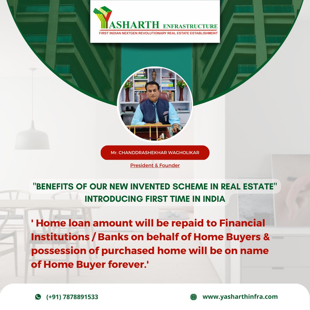 Yasharthin's tweet photo. Buying your own dream home is now hassle free.
YASHARTH ENFRASTRUCTURE PVT. LTD. offering special facilities &amp; benefits to property buyers. For them to come forward to purchase property without any financial burden.
https://t.co/bT0OKFN5CO https://t.co/MeyjbHYlYo