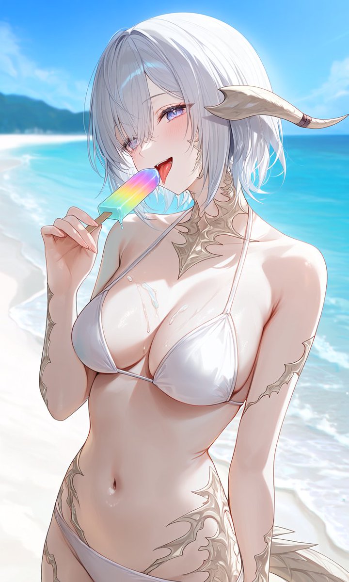 ChristianB7498's tweet photo. An Au'ra licking a Popsicle is something, I wasn't ready for. ore Au',ra Posting when this gets 15 likes and 15 shares.

Please follow me on this new experiment I am trying.

#FinalFantasy #sfw #aiシロ https://t.co/58YQshkbdv