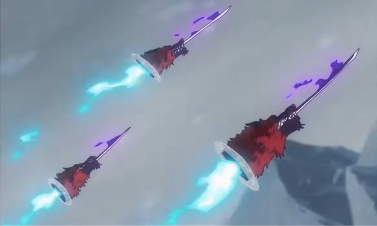 swordposting's tweet photo. Today’s Sword of The Day is: Cerberus from One Piece https://t.co/wBwGFSvlZO