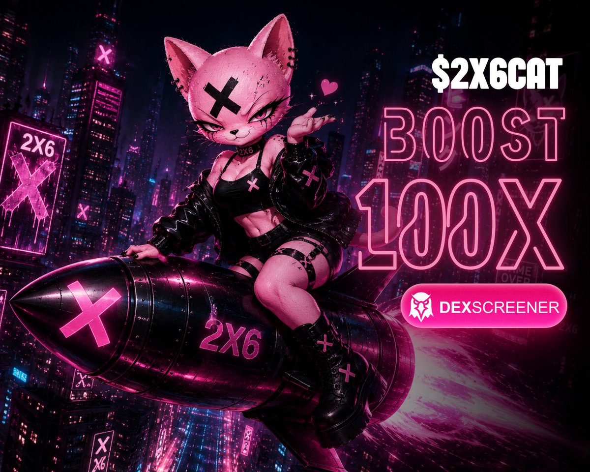2x6cat's tweet photo. $2x6CAT hit 100x, but the real journey is just beginning🚀��� https://t.co/cGX8oWAooQ