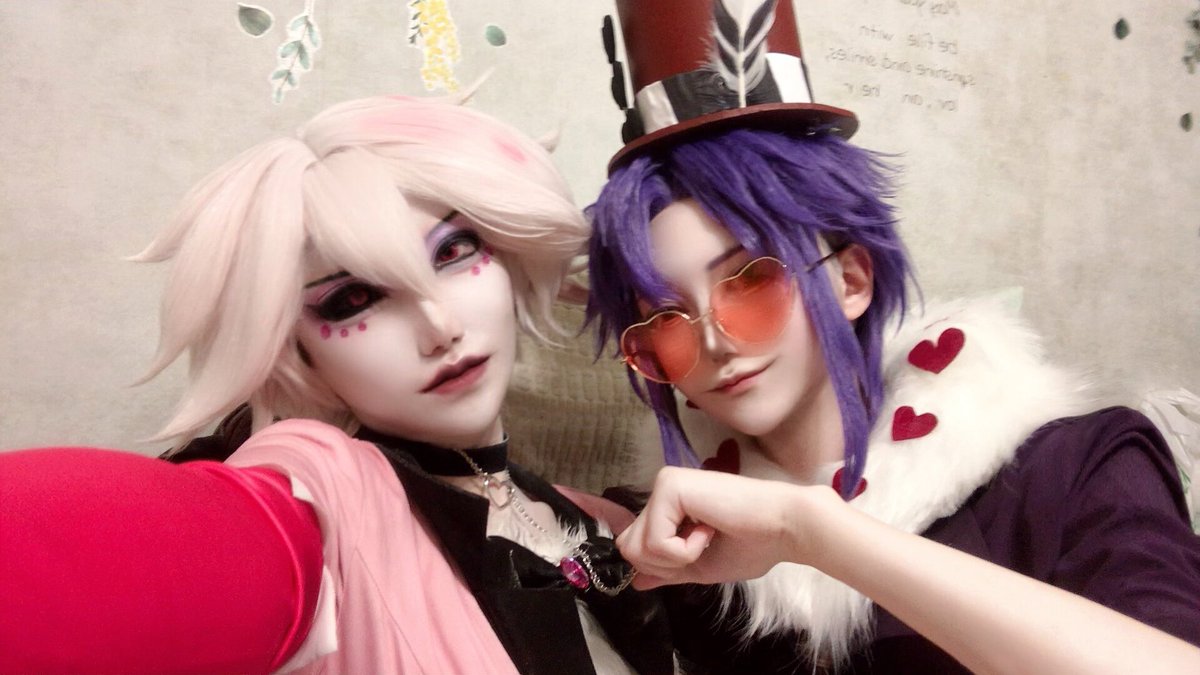 nyapa_l_merm8's tweet photo. 即契約…⛓️

“いえす♡ゔぁれんてぃの♡♡”

🦋@zaika_cos 
 #hazbinhotelcosplay  #valangel 
#麺を喰らわば地獄まで0801 https://t.co/yIpdmUHHev