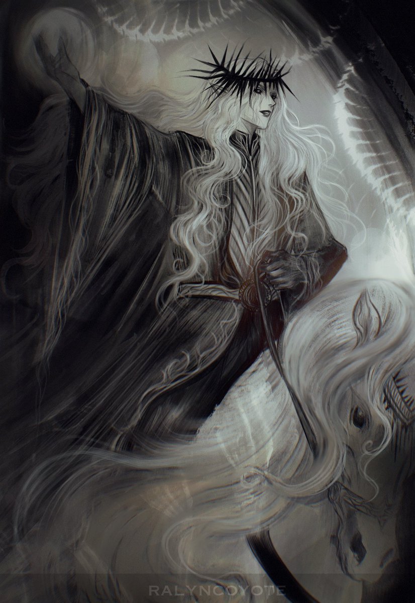 RalynCoyote's tweet photo. Necromancer oc 💀 
#oc  #illustrationㅤ https://t.co/rTsjwKFqto