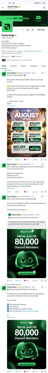 Tenau999's tweet photo. @EquityEdgeUK Done sir✅

@nakashirifx @baolidaul @aboba10001 https://t.co/l06bLzHsyV