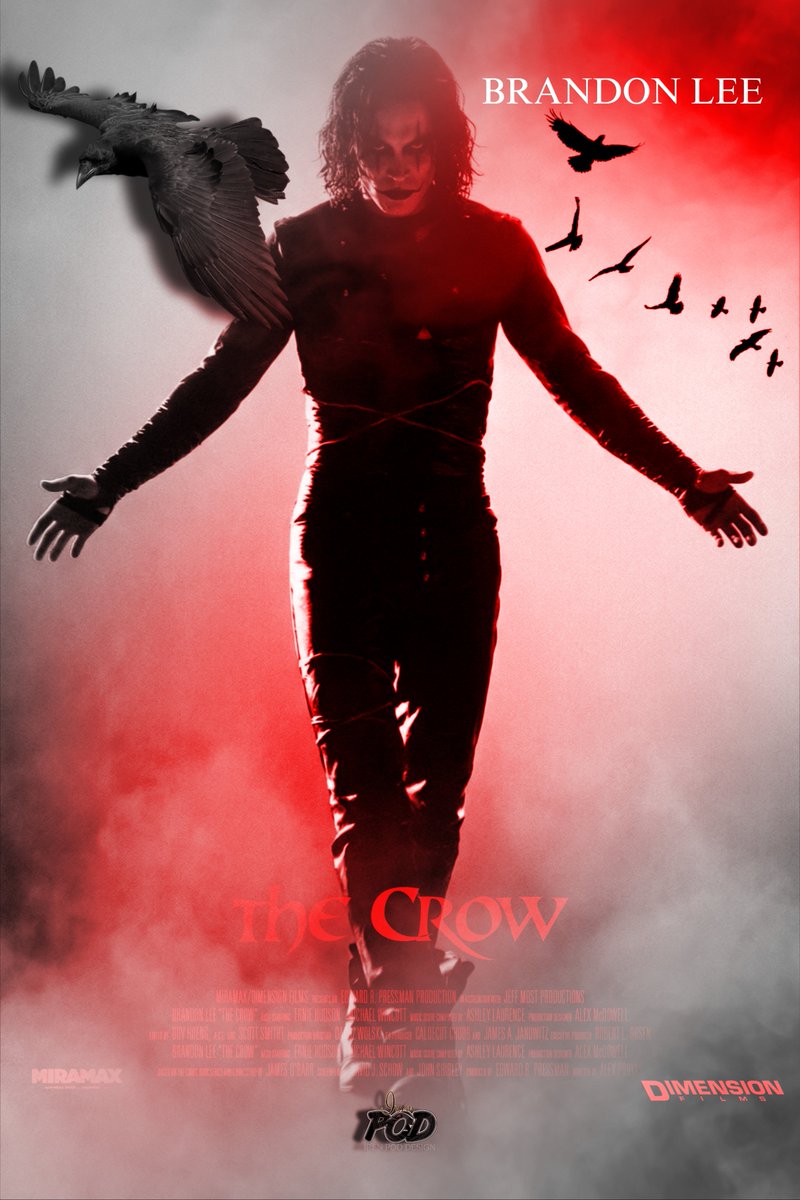 IrenPodOfficial's tweet photo. Brandon Lee "The Crow" 1994 🐦⬛🖤🔥
│ Eric Draven
╰─➣Posters by ©️* @IrenPodOfficial
#theCROW #brandonlee #posterartist #crow #posterdesign https://t.co/TlV1JhiYFC