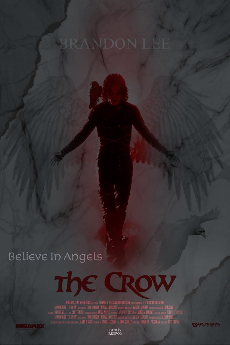 IrenPodOfficial's tweet photo. Brandon Lee "The Crow" 1994 🐦⬛🖤🔥
│ Eric Draven
╰─➣Posters by ©️* @IrenPodOfficial
#theCROW #brandonlee #posterartist #crow #posterdesign https://t.co/TlV1JhiYFC