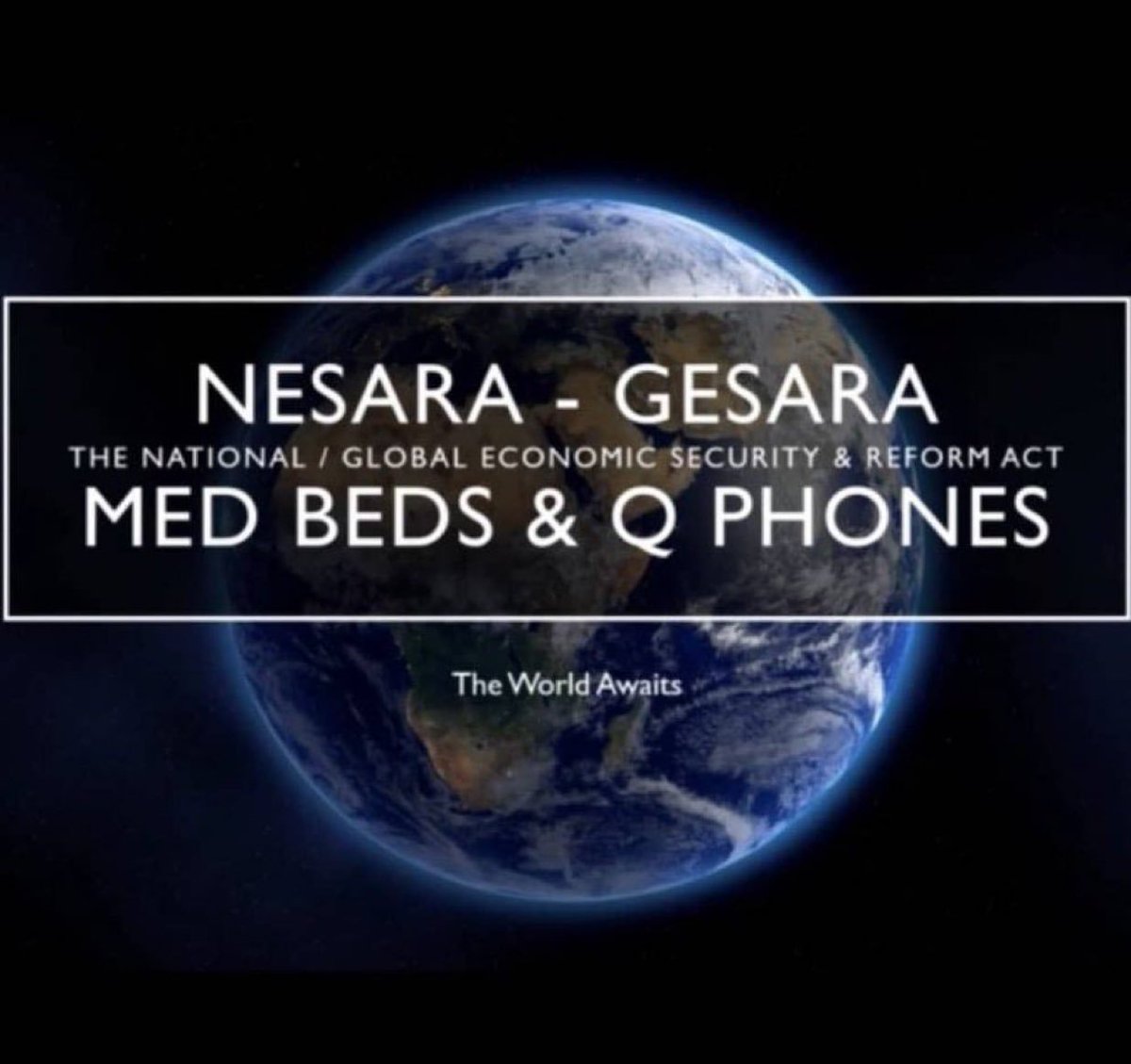 PatriotQfsWeb's tweet photo. 🚨🚨 ARE YOU READY FOR NESARA GESARA, MED BEDS AND QPHONES ???

YES OR NO https://t.co/Qd8VL4cOlr