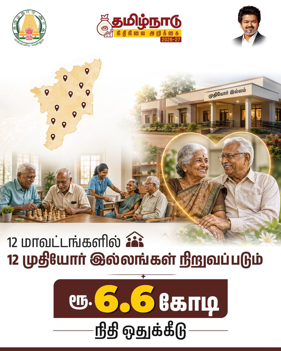 ThoothukudiTVK's tweet photo. தமிழ்நாடு நிதி நிலை அறிக்கை 2026-2027

⁠#TNVettriBudget2026_27 https://t.co/u7gAXHLIxi