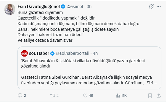 FSYuksek's tweet photo. Bak hele, kime gazeteci denileceğine karar verecek konumda zannediyor kendisini sosyete iğnecisi. Pazarladığı covid aşıları binlerce kişiyi kalp krizinden öldürdükten sonra hızını alamayıp zayıflama iğnesi satmaya başlayan eli kadehli, çorabı fileli geçkin Pzizer mümessiline bak..
Ben tutukluyken cezaevine  evrak yağdırmaya devam etti bu. Kendisi gibi küresel ilaç şirketlerinin artıklarıyla beslenen bir kaç kriminal doktoru da arayıp "Siz de dava açın ki mükerrere düşüp cezaevinde daha fazla kalsın" diye akıl vermiş.
Olmayan aklı, cezaevinin bizim için "ceza" değil, okul olduğunu bir türlü anlayamadı.
Üstelik utanmadan yanlış bilgi vermiş. Tazminat davasını istinaf bozdu. Ödediğim paranın üçte birini geri aldım,  kalanını da takipteyim. 
Bir de muhalifmiş gibi twitler atmaz mı fileli çoraplarıyla, ilaç şirketlerinden bedavaya getirdiği gezilerden paylaştığı kokoş fotoğraflarla:))
