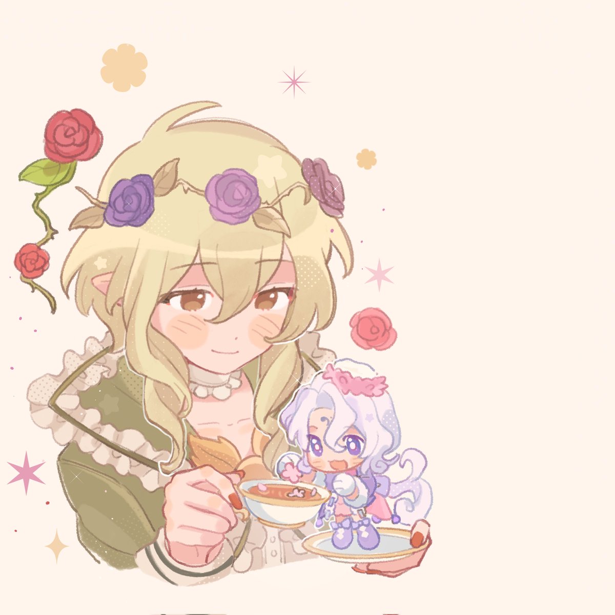 ziranjiang1's tweet photo. #魔法少女育成計画
 #まほいく
クラムベリーandミーヤ🍓🍑
加入樱花茶会更好喝噢🌸

（约稿，请不要无授权转载和二改） https://t.co/pbcWiUNcwR