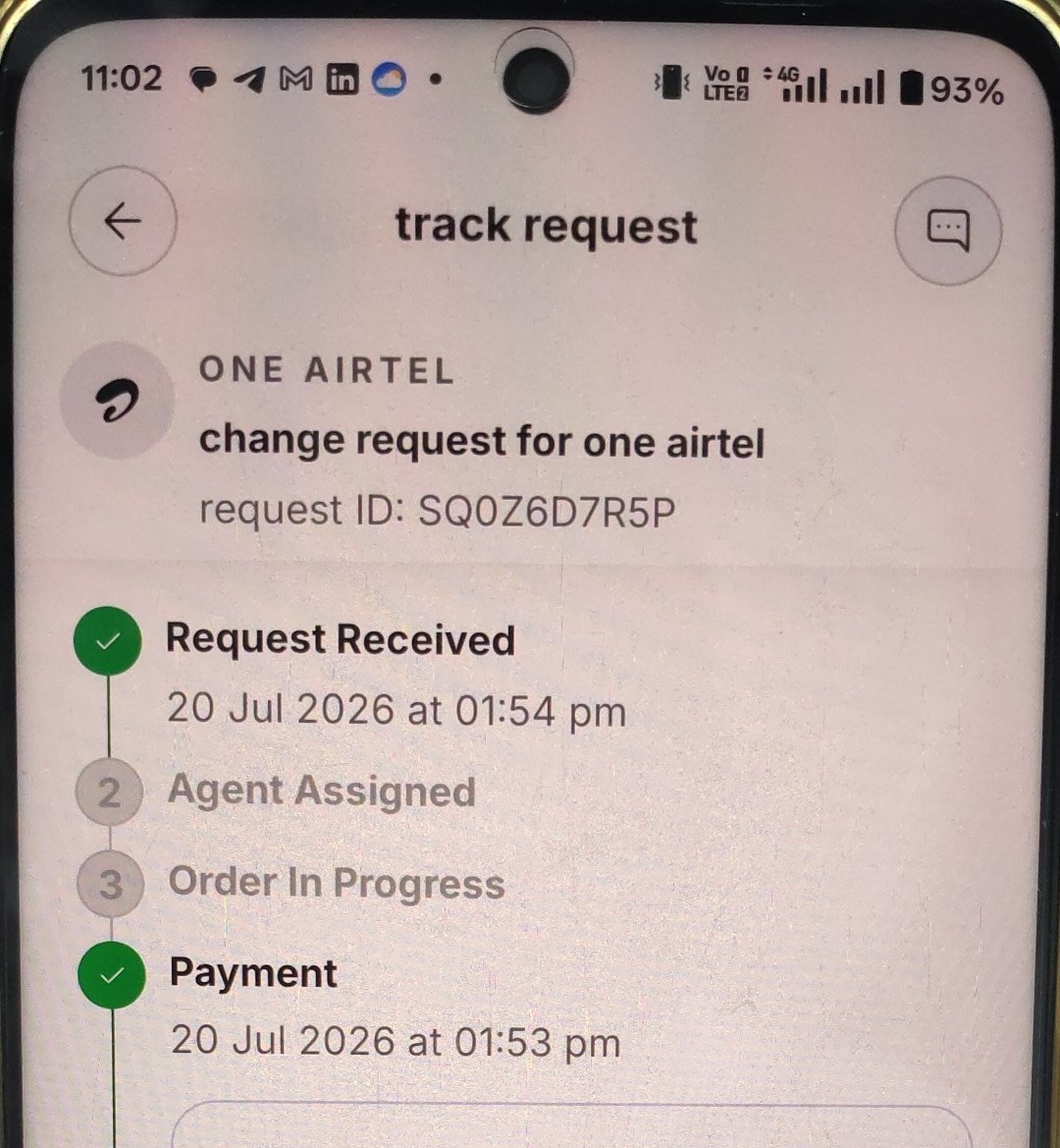 ckant324's tweet photo. @MahiMishra98 I am also victim of Careless Approach of @Airtel_Presence @airtelindia . I have paid to install IP tv and paid fees on 20 july last month till date no installation, no visit, no Solution... https://t.co/rzh8WiKbEW