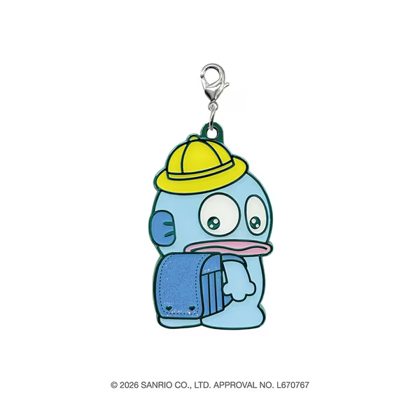 HNGDN_goods's tweet photo. ／
📢新発売⚠️
⋐ サンリオ ゆめいろランドセル ハンギョドン ⋑
＼

ランドセルを背負ったキュルルンおめめなハンギョドン🎒💙🐟
通学帽をかぶって「行ってくるネ！」とこちらを見つめているような姿は、母性をくすぐられます🥺💘
気になる方はお見逃しなく🕺🪩
https://t.co/KnrrrKWOXr

-----
🍥発売予定
2026年9月（アクキーは楽天一部店舗で発売中）