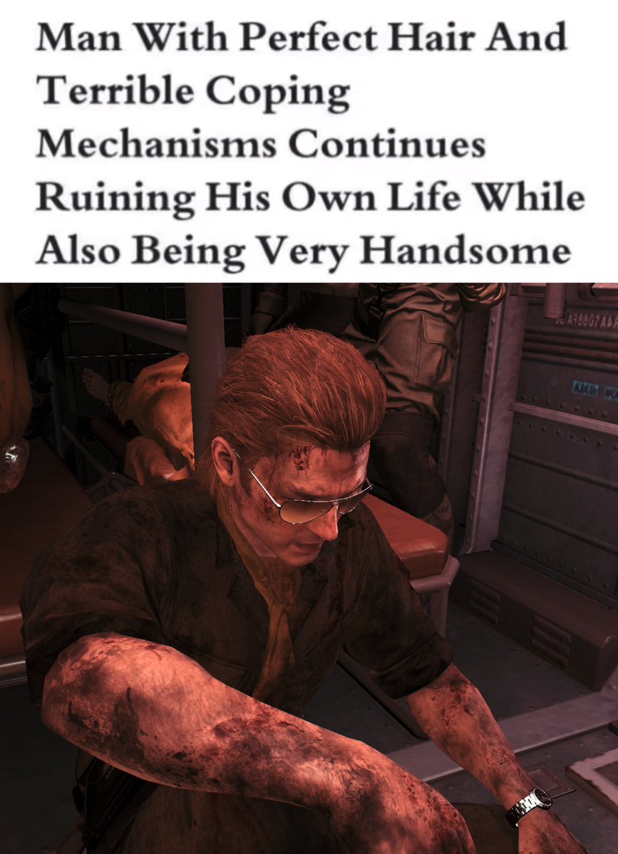 ascendeadquanta's tweet photo. the worse he is, the more handsome he gets #mgs https://t.co/Mw6ypxinjo