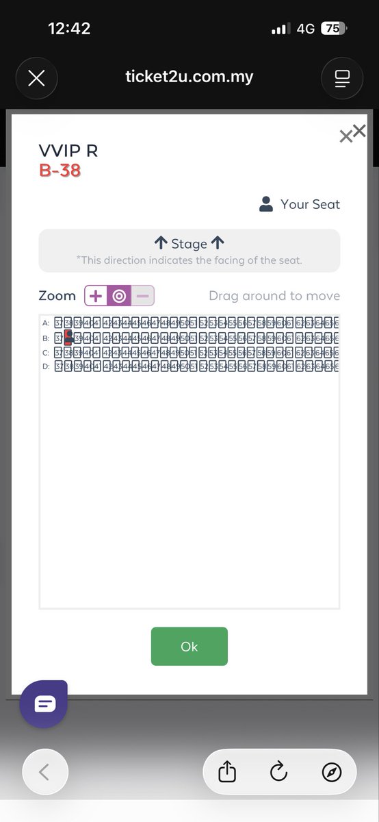 lotvlly's tweet photo. Hi I ada satu tiket VVIP lebih, seat 2nd row B 38 untuk Cadenza of the Soul: Noh Salleh with Aubrey Suwito Orchestra. 

Sebab nak jual; dapat tiket with another seating. Suami I tolong battle sama2 sebab i nak 1st row seat, i dah beli tiket ni tiba2 dia dapat pulak tiket 1st row https://t.co/yfSGrYgxdS