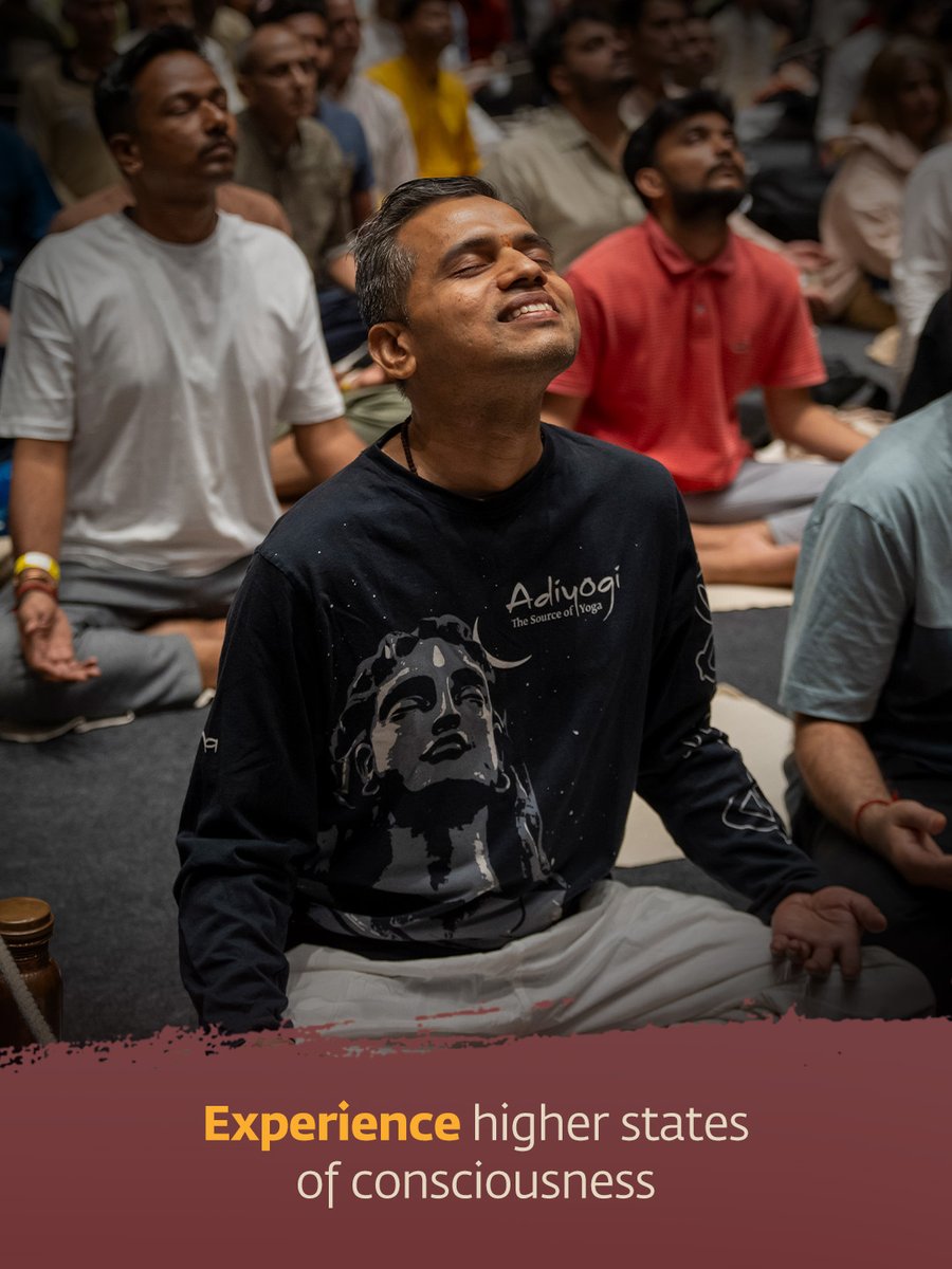 ishafoundation's tweet photo. Why attend Ecstasy of Enlightenment in Malaysia?

Through powerful guided meditations, processes, Satsang, and the opportunity to ask Sadhguru your burning questions, Ecstasy of Enlightenment is a possibility to deepen your experience of Inner Engineering and touch higher states of consciousness.
Register now: https://t.co/YSeL04LKxl