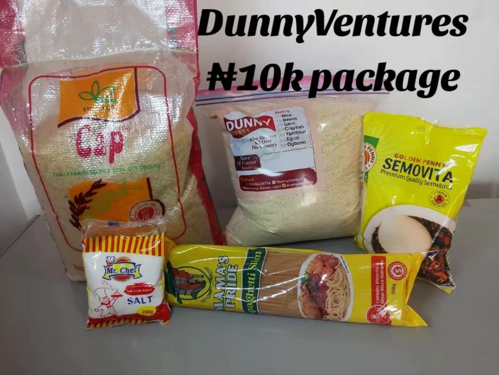 DunnyVentures's tweet photo. Do you know?

Real food is magic. It doesn’t just fill your belle,it powers your dreams.

I present to you the best affordable gift to give your fans/followers/needy.

Frame 1: ₦10k
Frame 2: ₦20k
Frame 3: ₦35k
DATA SERVICE IS ALSO AVAILABLE ✅

📍 Location: Ikorodu Lagos 

🚚 Delivery: Lagos, Ibadan,Ekiti,Ilorin,Osogbo and Ogun State.

@mrbayoa1 @Toadvenom063
@OHHMGitstbaba @avrilamaka
@painthesage @cuddlycyberczar