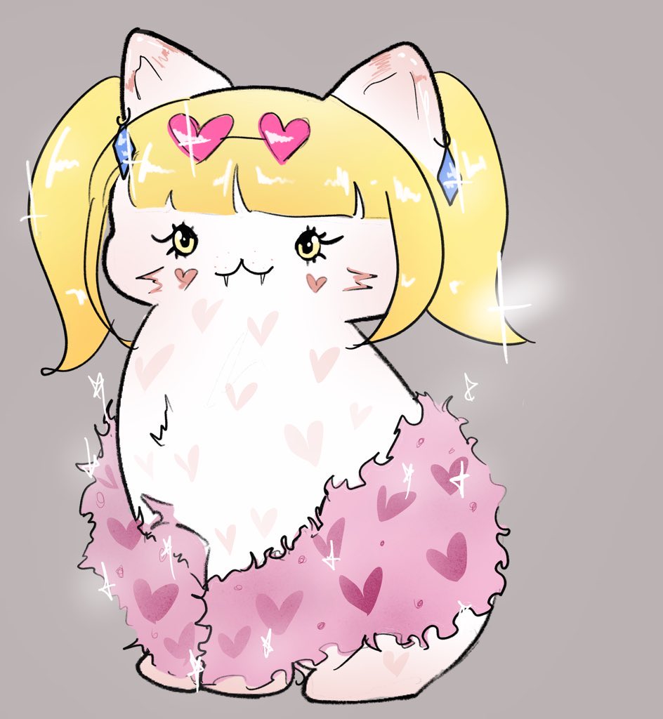 LayBeiredo's tweet photo. I’m still a cat today. I want to knock everything over and scratch people.
This is so cute 🩷Art by @srpvoid 
#OC
#OriginalCharacter
#DigitalArt
#Illustration
#LayBeiredo https://t.co/hAl0pSAssO