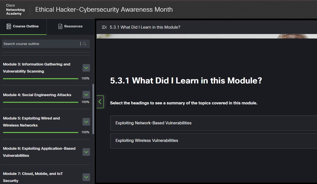 mufaariq's tweet photo. Day 56/60 — Continuing my cybersecurity journey with the Ethical Hacker course, guided by @adekunle_443 via MUSLIMHACK! Just completed Module 5: Exploiting Wired and Wireless Networks
#60DaysOfCybersecurity
@ireteeh @4osp3l @Cyberhijabitech https://t.co/Aowb70Ksfr
