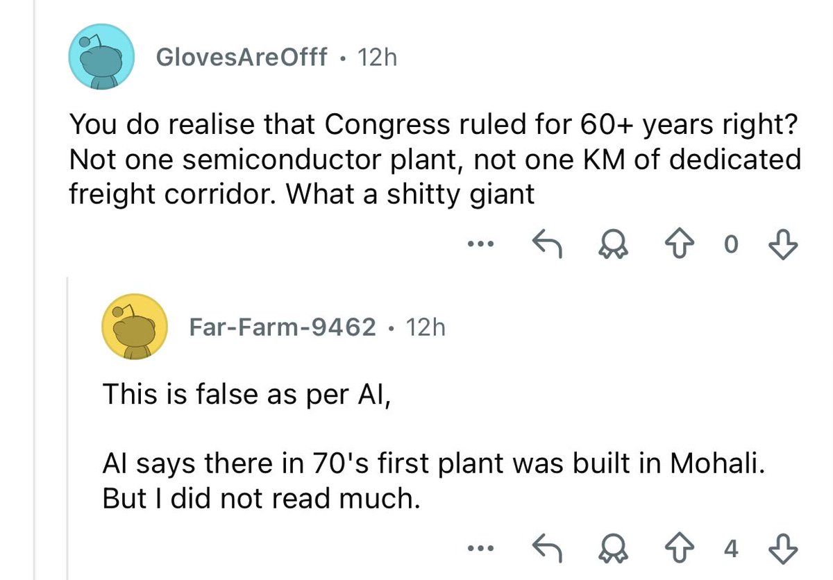 _Avykt's tweet photo. Be as confident as a dumb INC supporter on Reddit https://t.co/uLna9taUMf