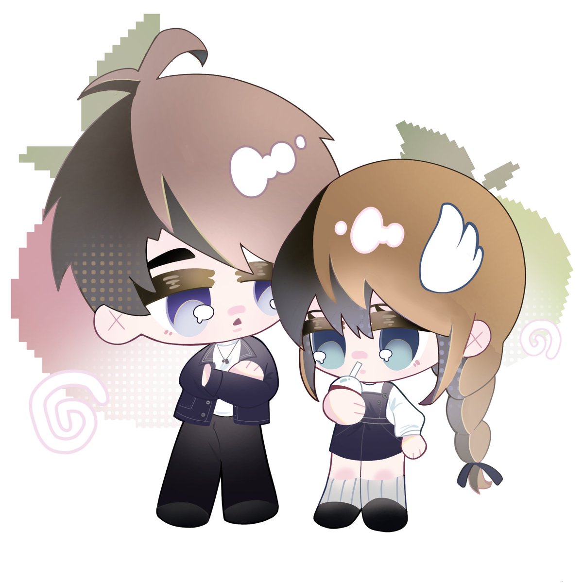 Izzu2203's tweet photo. Pipsqueak dimarahin beli pop ice (´ー`)σ

#artidn #loveanddeepspace https://t.co/MgYQYKWZvd