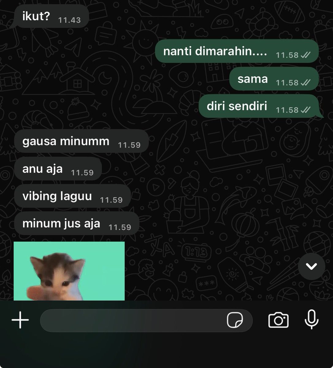 Ayselflau's tweet photo. jangan ngajak yg aneh" aku anak baik https://t.co/ckNxcAHglU